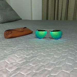 SOLD Ray-ban blue/green polarized aviator sunglasses SOLD